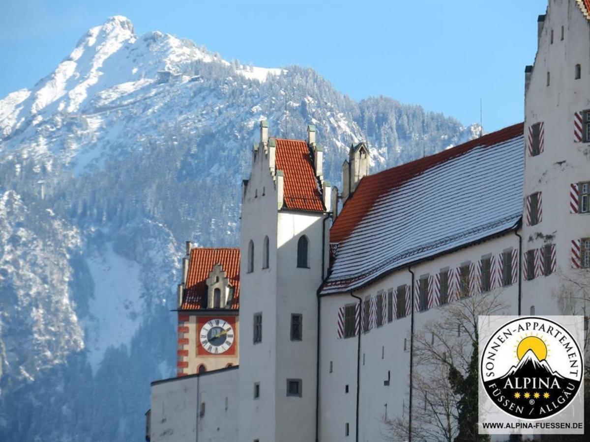 Alpina Sonnen-Appartements Fuessen Incl Xl-Sonnen-Terrasse & Koenigscard エクステリア 写真